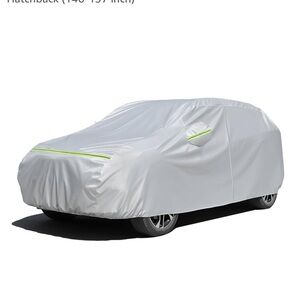 Favoto 6 Layers Hatchback Car Cover Waterproof Heavy Duty Outdoor Protection